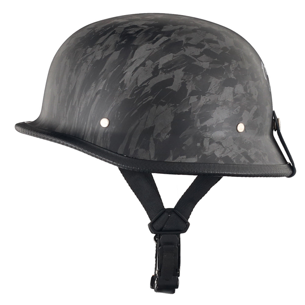 dot half motorcycle helmets DOT German Style Half Helmet