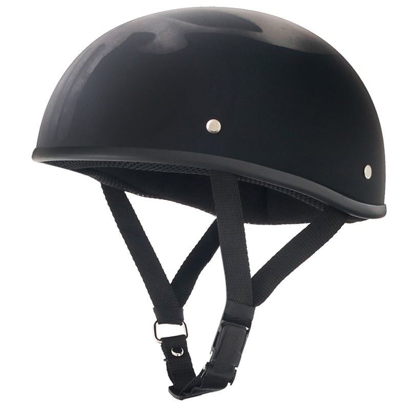 Smallest & Lightest DOT Beanie Half Helmet - Punisher Style