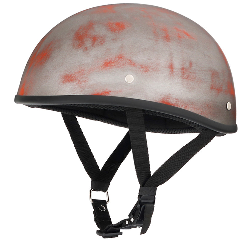 Smallest & Lightest DOT Beanie Helmet - Rust Black