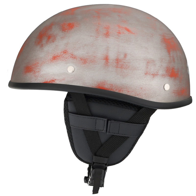 Smallest & Lightest DOT Beanie Helmet - Rust Black