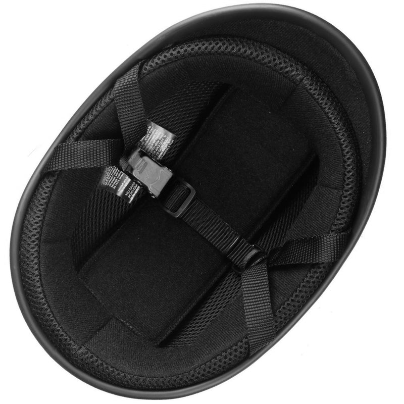 Smallest & Lightest DOT Polo Half Helmet - Chrome