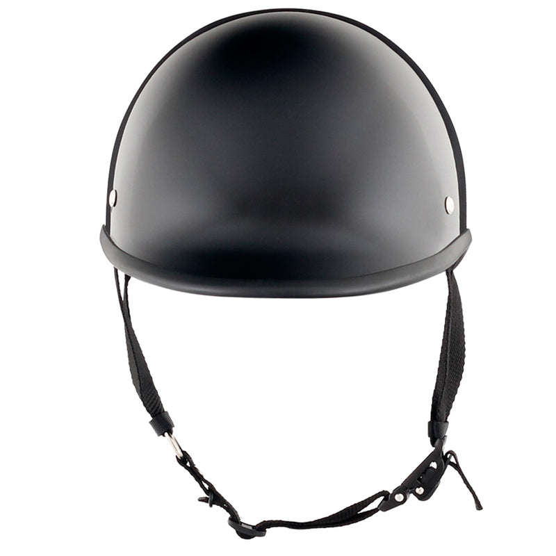 Smallest & Lightest DOT Polo Half Helmet- Gloss Black