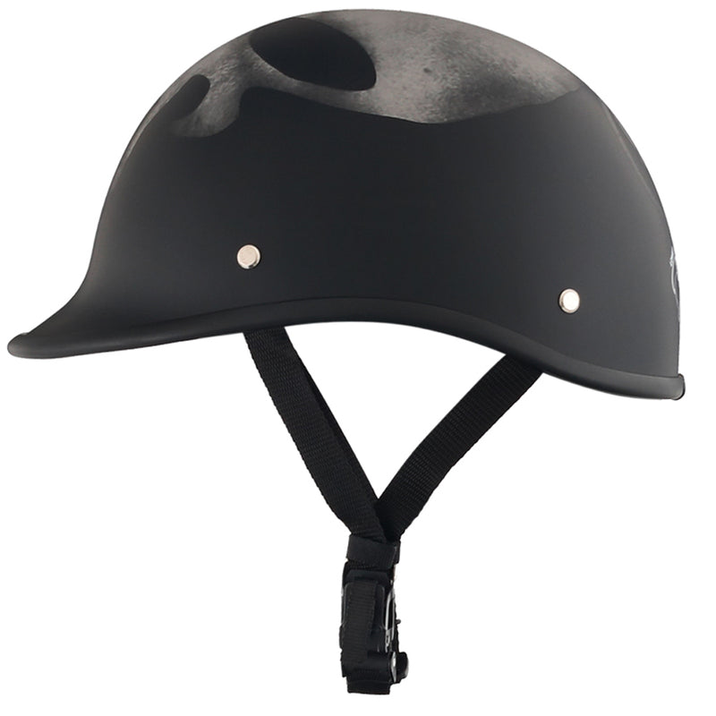 Smallest & Lightest DOT  Polo Helmet - Punisher Style