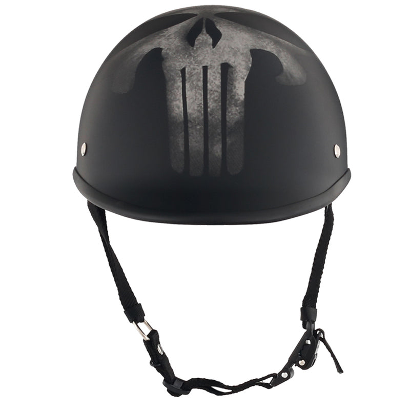 Smallest & Lightest DOT  Polo Helmet - Punisher Style
