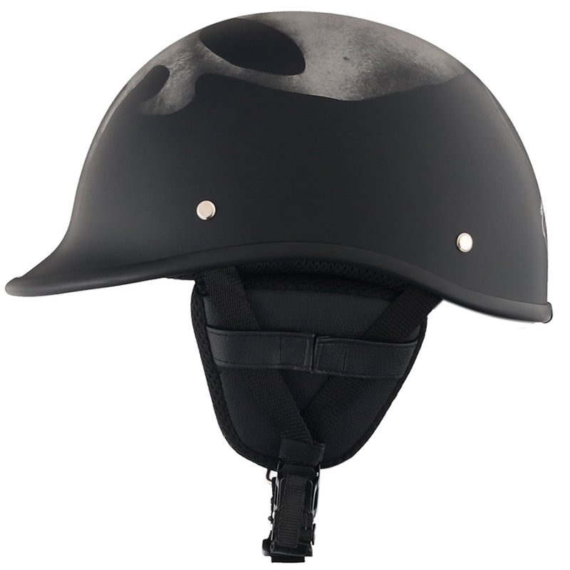 Smallest & Lightest DOT  Polo Helmet - Punisher Style