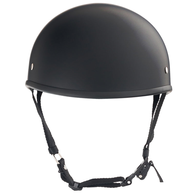 Smallest & Lightest DOT Open Beanie Helmet - Matte Black