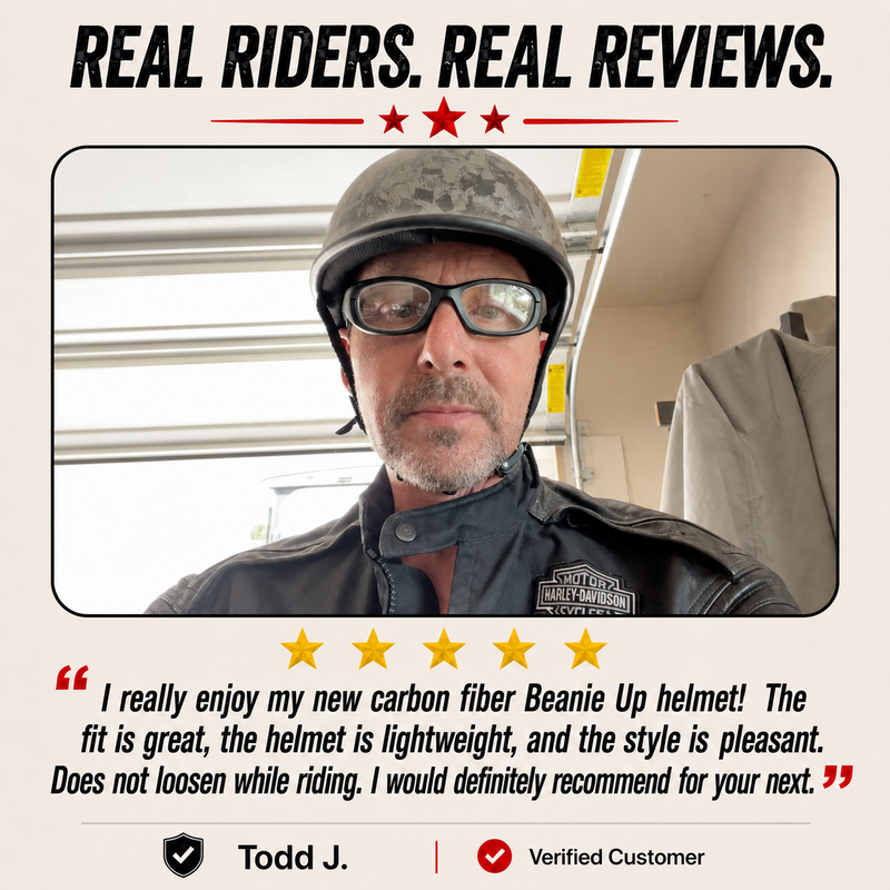 Smallest & Lightest DOT Polo Helmet - Carbon Fiber