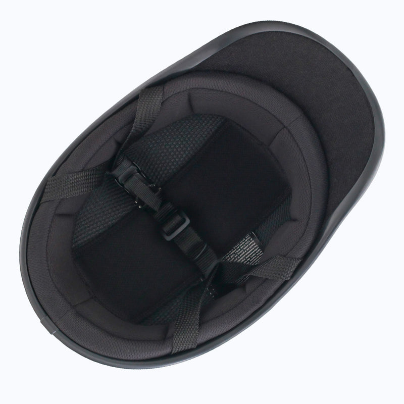 Smallest & Lightest DOT Reversible Helmet Curved Style - Matte Black