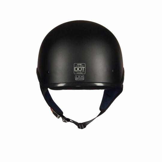 dot half shell motorcycle helmets Motorcycle DOT Half Helmet with Adjustable Sun Visor — Biker Beanie Helmets