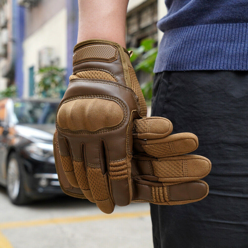 Motorcycle Leather Gloves