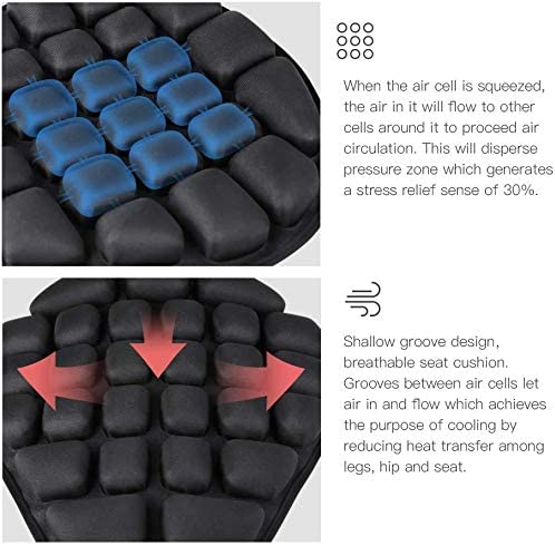 Motorcycle Seat Air Cushion Water Fillable