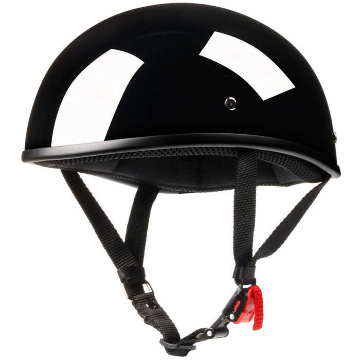 Crazy Al’s Gloss Black Beanie Helmet – World’s Smallest Lightest DOT Approved