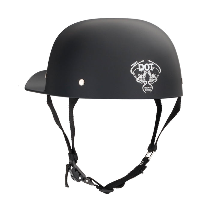 Baseball Cap STYLE DOT Motorcycle Helmet — Biker Beanie Helmets