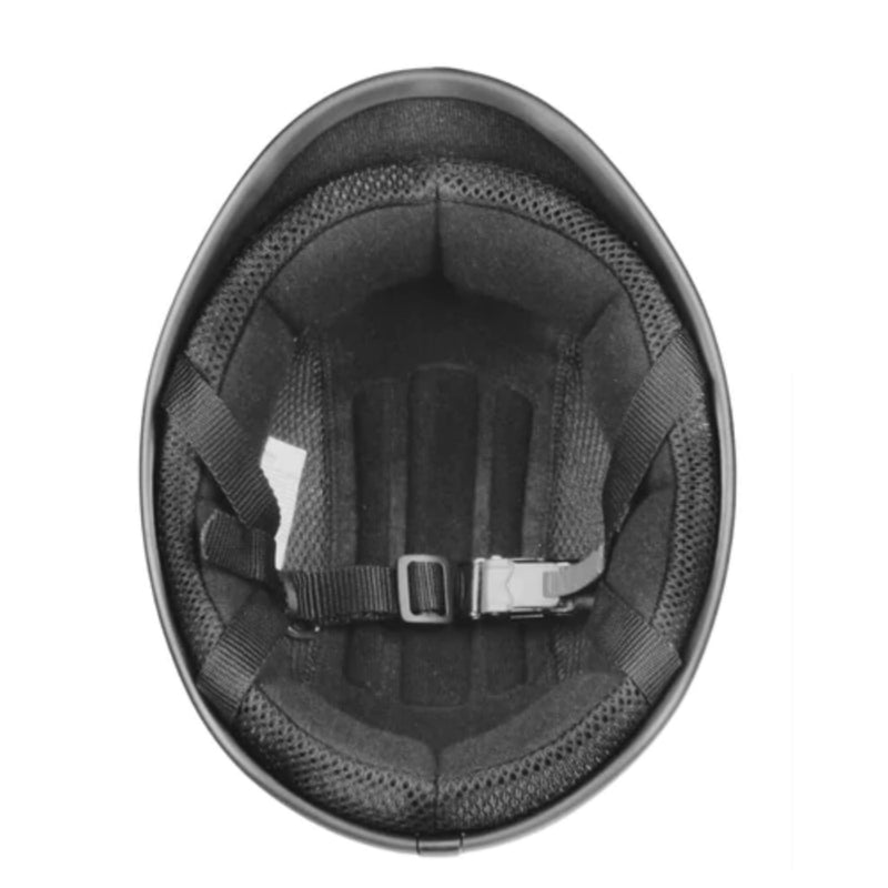Smallest & Lightest DOT Polo Half Helmet - Rust Black