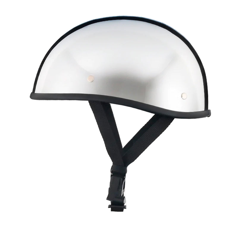 Smallest & Lightest DOT Beanie Helmet - Chrome