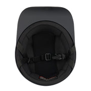 DOT baseball cap style motorcycle helmet with low-profile curved brim
